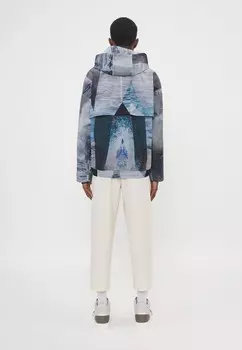 Легкая куртка EA7 Emporio Armani, разноцветный