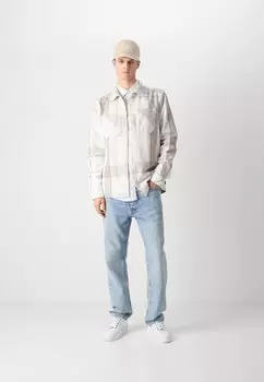 Легкая куртка Ettrick Overshirt Barbour, солончаковый тартан