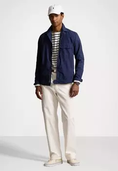 Легкая куртка GARMENT DYED OXFORD OVERSHIRT Ralph Lauren, темно-синий