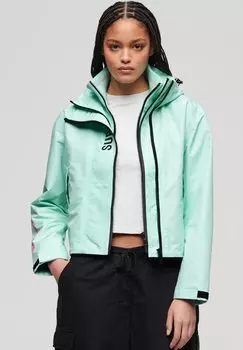 Легкая куртка HOODED EMBROIDERED Superdry, синий