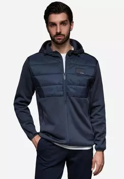 Легкая куртка HOODED JANP Ombre, темно-синий