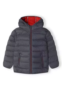 Легкая куртка HOODED PUFFER MINOTI, цвет grey red