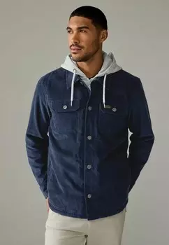 Легкая куртка HOODED REGULAR FIT Next, синий