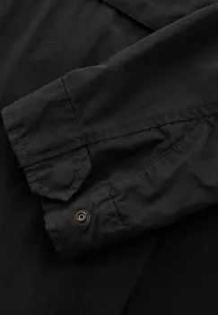 Легкая куртка HOODED UTILITY SHACKET REGULAR FIT Next, черный