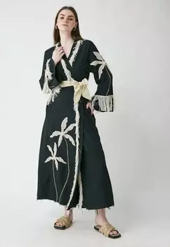Легкая куртка HORIZON KIMONO Be Sunset, черный
