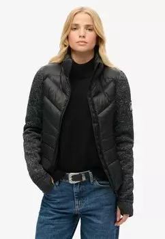 Легкая куртка HYBRID Superdry, черный