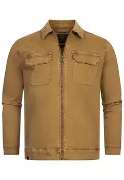 Легкая куртка INDICODE JEANS, охра