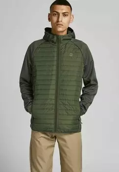 Легкая Куртка Jack & Jones, темно-зеленый