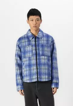 Легкая куртка JCOUNION CHECK JACKET Jack & Jones, синий