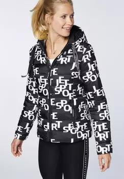 Легкая куртка Jette Sport, черно-белый