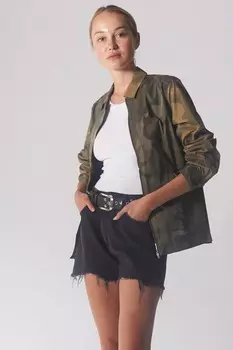 Легкая куртка-карго с камуфляжным рисунком Religion, зеленый