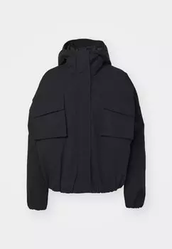 Легкая куртка Light Padded Jacked With Printed Logo DKNY, черный