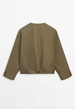 Легкая куртка Massimo Dutti, хаки