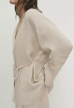 Легкая куртка Massimo Dutti, крапчатый бежевый