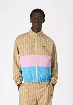 Легкая куртка MONOGRAM TRACKSUIT Lacoste, бежевый