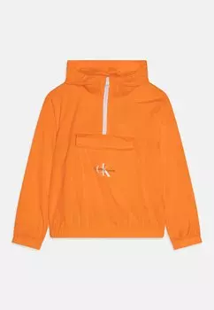 Легкая куртка MONOGRAM WINDBREAKER UNISEX Calvin Klein Jeans, цвет vibrant orange