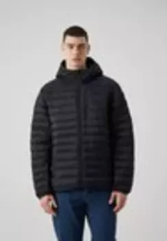Легкая куртка NARROW CHANNEL PUFFER Hollister Co., черный
