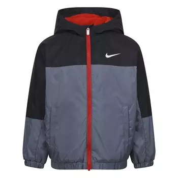 Легкая куртка Nike на флисовой подкладке для мальчиков 4–7 лет, цвет Smoke Gray