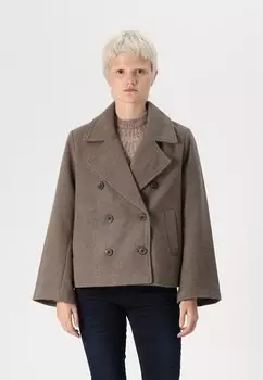 Легкая куртка OBJKEILY SHORT JACKET Object, коричневый