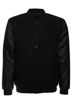 Легкая куртка OLDSCHOOL COLLEGE JACKET Urban Classics, черный/черный