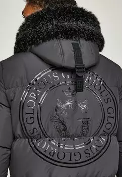 Легкая куртка OMAREZ 3.0 SHORT PUFFER JACKET Glorious Gangsta, серый