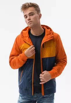 Легкая куртка Ombre, темно-синий