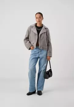 Легкая куртка ONLRIO BIKER JACKET ONLY Petite, серый