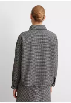 Легкая куртка OVERSHIRT BOXY SHAPE MODERN DETAILS Marc O'Polo, черный