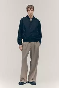 Легкая куртка пилота стандартного кроя H&M, черный