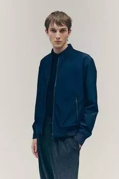 Легкая куртка пилота стандартного кроя H&M, синий