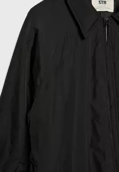 Легкая куртка PUFFER Stradivarius, черный