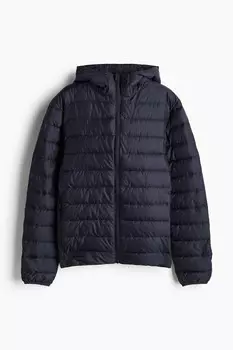 Легкая куртка-пуховик приталенного кроя. H&M, синий