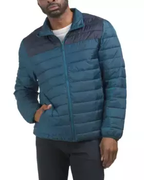 Легкая куртка-пуховик True Religion, синий