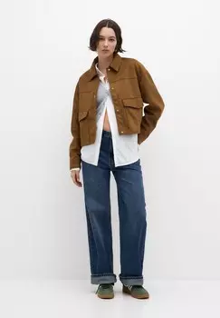 Легкая куртка PULL&BEAR, коричневый