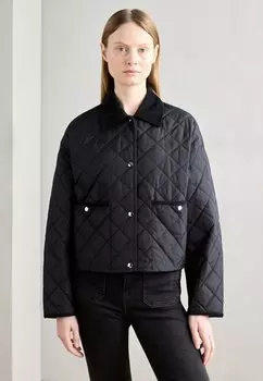 Легкая куртка QUILTED JACKET LIGHT PADDED PATCHED COLLAR AND DETAILS PATCHED POCKETS Marc O'Polo, темно-синий