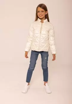 Легкая куртка QUILTED PUFFER MINOTI, цвет white