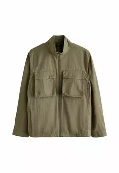 Легкая куртка REGULAR FIT - BLUFF POCKET FUNNEL NECK Next, зеленый