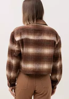 Легкая куртка RHYTHM DYLAN CROPPED SHACKET Rhythm, коричневый