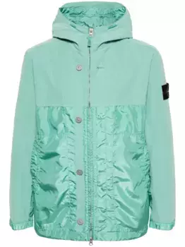 Легкая куртка с капюшоном Stone Island, зеленый