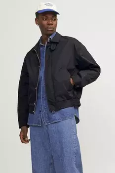 Легкая куртка с классическим воротником Jack & Jones, черный