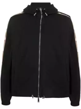 Легкая куртка с контрастной вставкой DSQUARED2, черный
