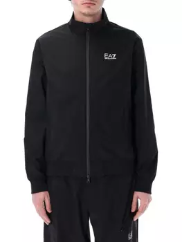 Легкая куртка с логотипом Ea7 Emporio Armani, черный