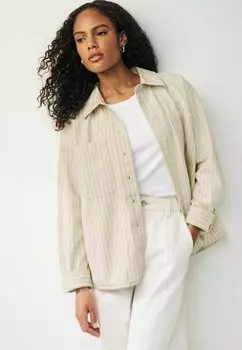 Легкая куртка SHACKET Next, цвет sage green and white stripe
