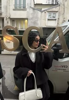 Легкая куртка SHARP SHOULDER NA-KD, черный