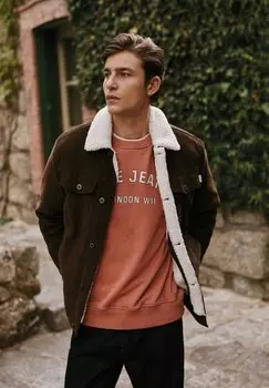 Легкая куртка THRIS Pepe Jeans, коричневый