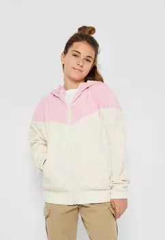 Легкая куртка UNISEX ARROW Urban Classics, цвет girlypink whitesand