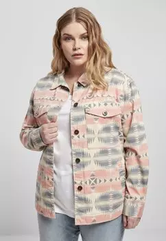 Легкая куртка Urban Classics LADIES INKA OVERSIZED SHIRT JACKET, цвет Summerinka