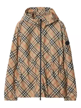 Легкая куртка в клетку Burberry, нейтральный