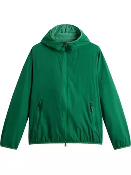 Легкая куртка Woolrich с капюшоном, зеленый
