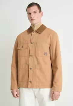 Легкая куртка WORK JACKET GANT, светло-коричневый